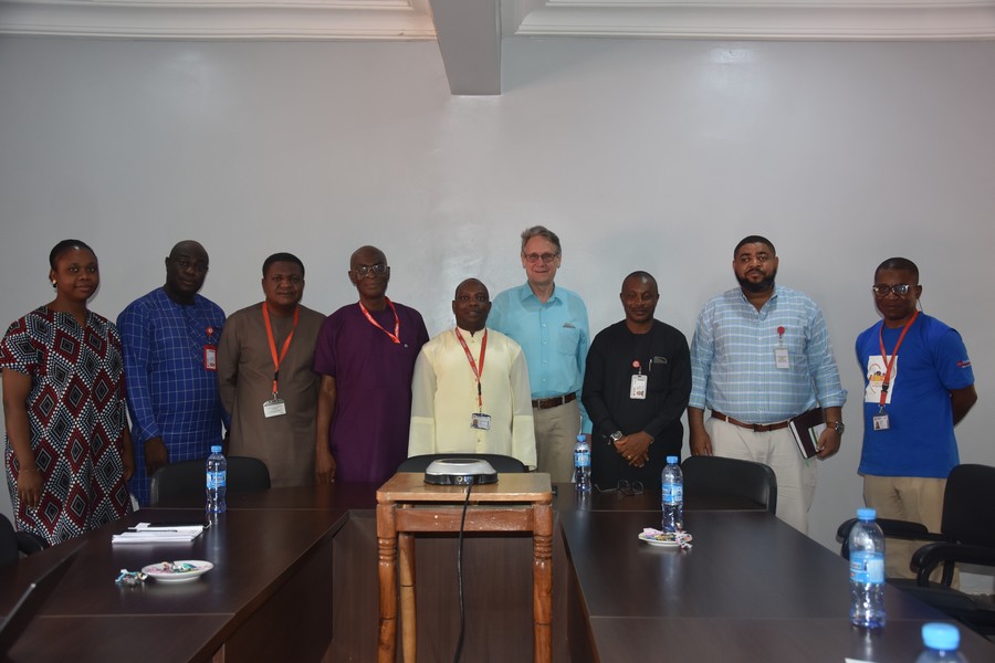 Caritas Nigeria Team with the NDI Team at the end of meeting